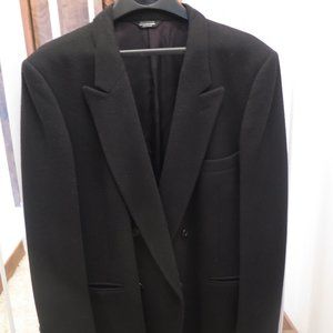 Black Coach House Winter Wool 46R Mens Jacket SC10